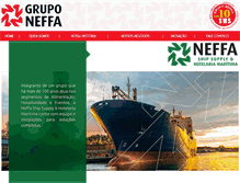 Tablet Screenshot of gruponeffa.com.br
